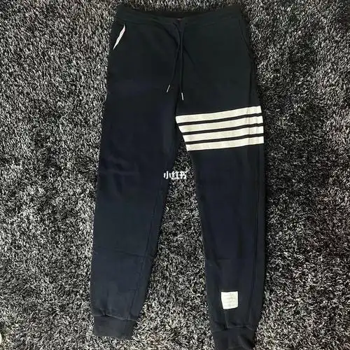 thombrowne蓝色针织运动裤