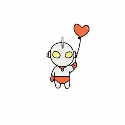 白底头像小可爱小图案萌萌哒白底卡通简洁头像