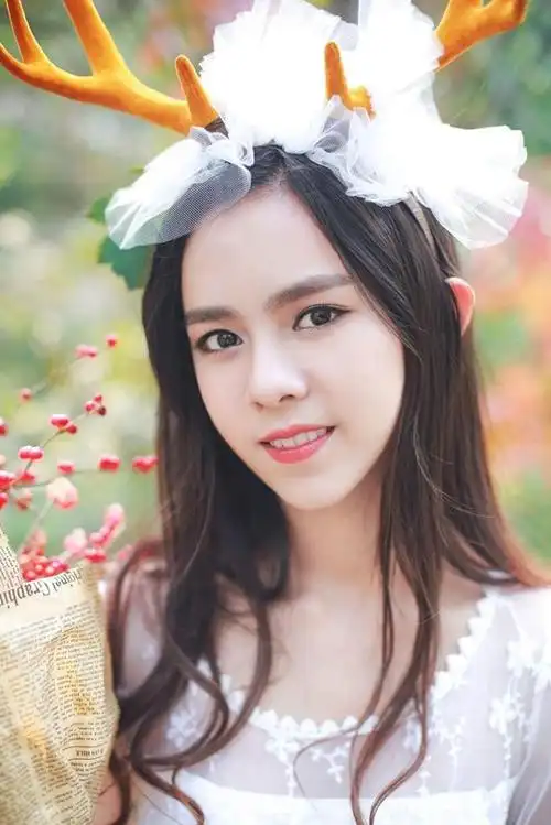 靓丽清纯美女户外秀气优雅唯美写真