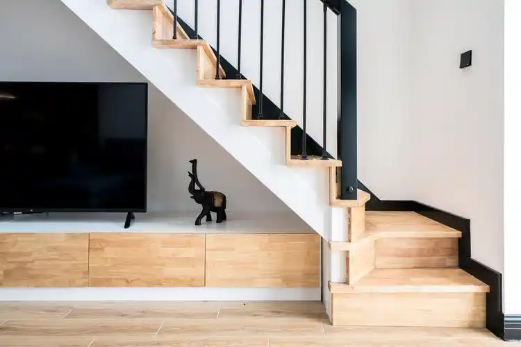 hygge楼梯大换位客厅潮流混搭客厅设计图片赏析