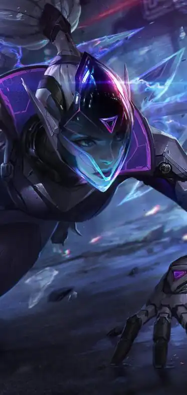 2k手机英雄联盟vn薇恩暗夜猎手源计划净化皮肤10超高清壁纸