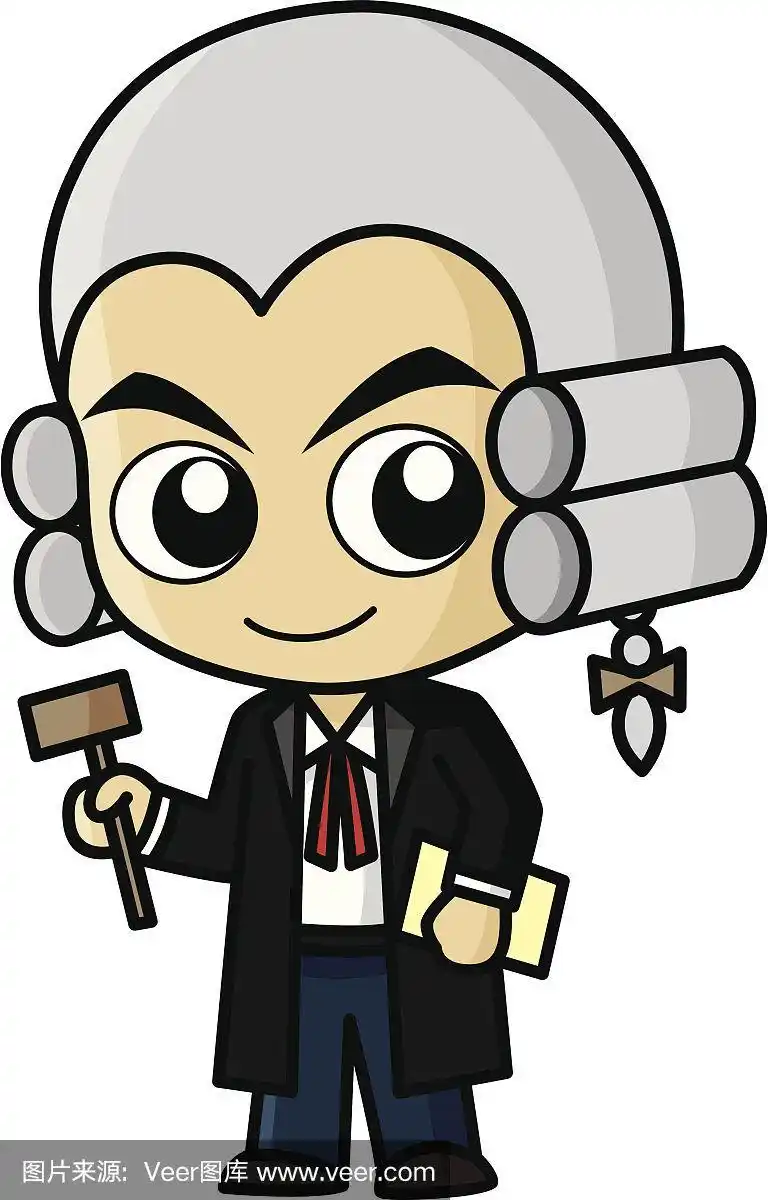 律师,卡通,矢量,可爱的,书