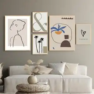 电视墙装饰画简约现代