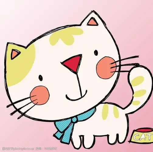 关键词:卡通可爱小猫 卡通 可爱 小猫 白色 围巾 卡通设计 广告设计
