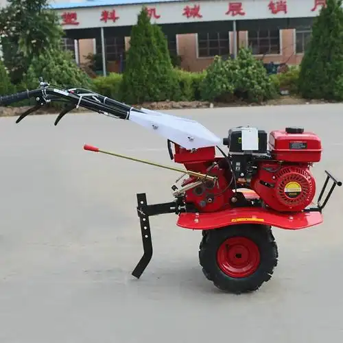 汽油微型旋耕除草机 果园翻地松土机图片 花圃苗木小型松土机