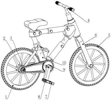 一种可调节式儿童自行车的制作方法