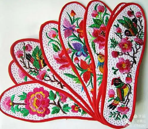 民间手工绣花鞋垫艺术欣赏