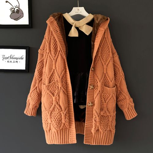 毛衣开衫外套中款