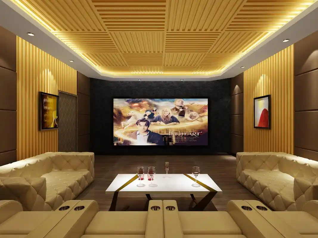 金沙洲金域蓝湾家庭影院卡拉ok系统安装案例效果图