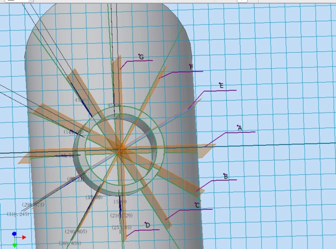 马鞍口坡口线展开图绘制程序