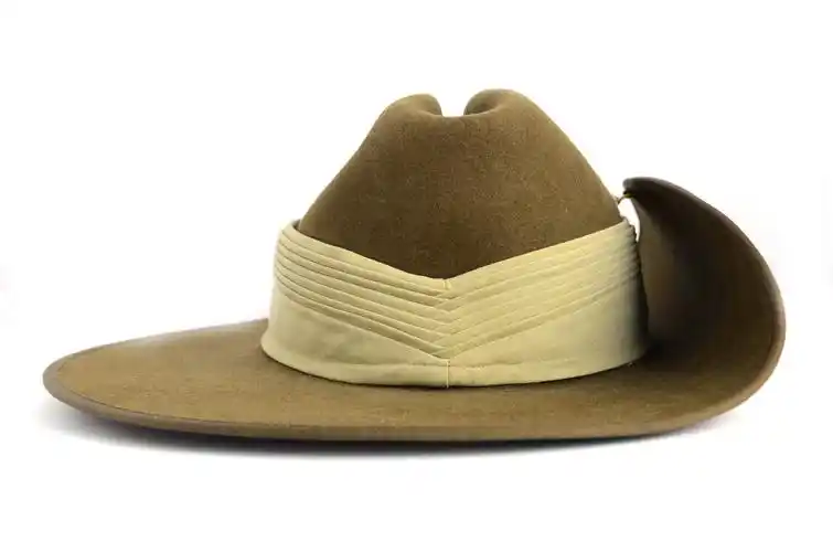 澳大利亚,宽边软帽,士兵,白色背景