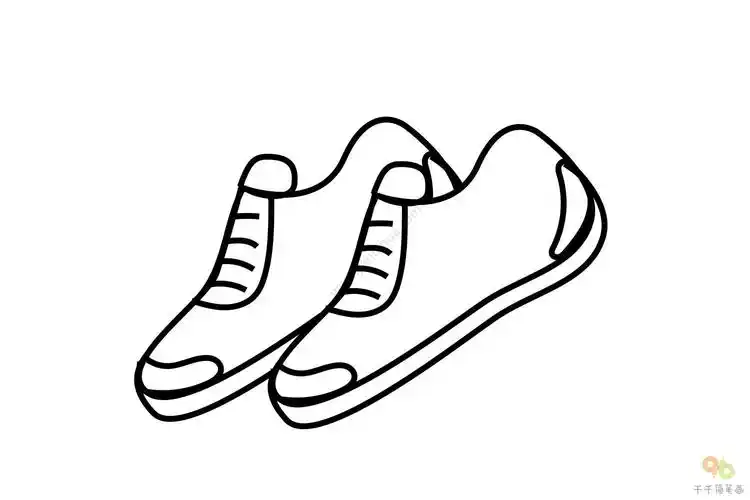 运动鞋简笔画简单易学