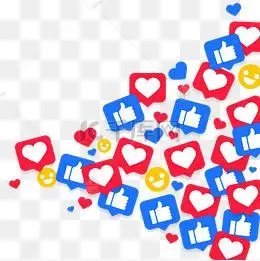 社交媒体喜欢关注标签