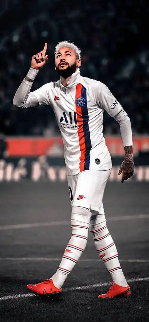 踢球侠壁纸法甲巴黎内马尔高清全面屏手机第五期