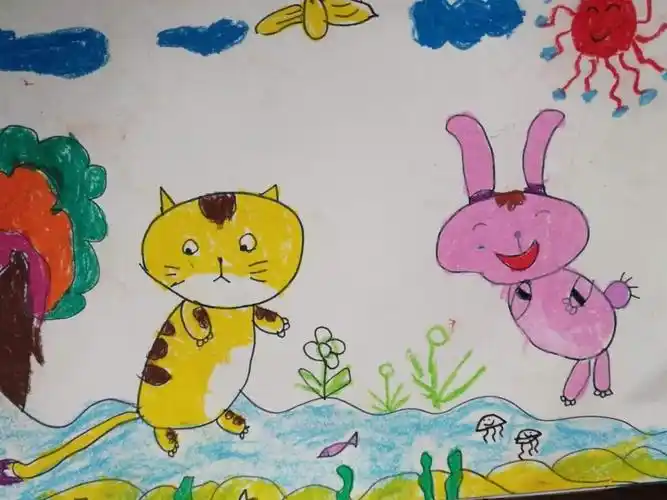 城南幼儿园大一班绘画兴趣班部分作品展