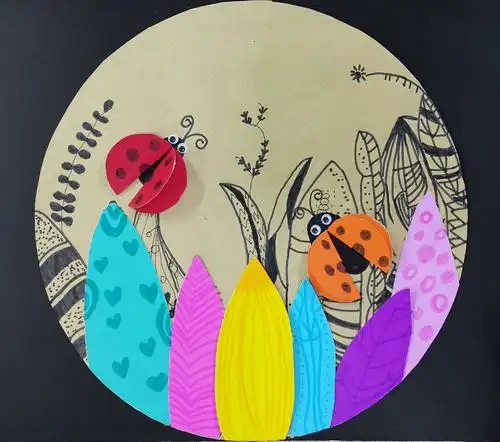 张芋晗——2020年上册美术绘画作品展 出彩画室