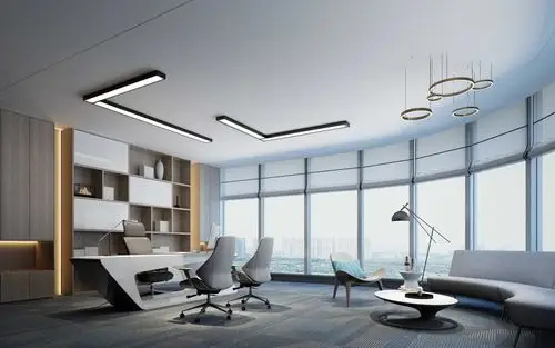 办公室装修墙面刷什么颜色好?_成都帝睿装饰