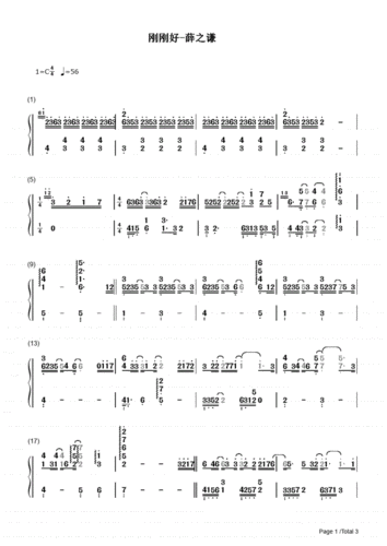 刚刚好薛之谦钢琴谱双手简谱.pdf