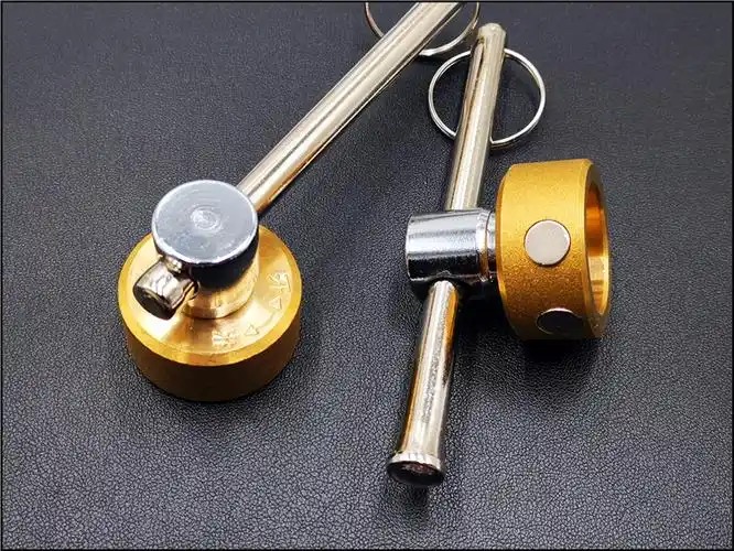 定制一字磁性暖气阀门钥匙暖气磁性锁闭阀门钥匙供暖阀门钥匙新物业包