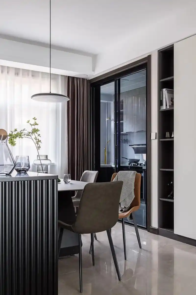 [分享]石子灰 可可棕,简单纯粹的现代空间