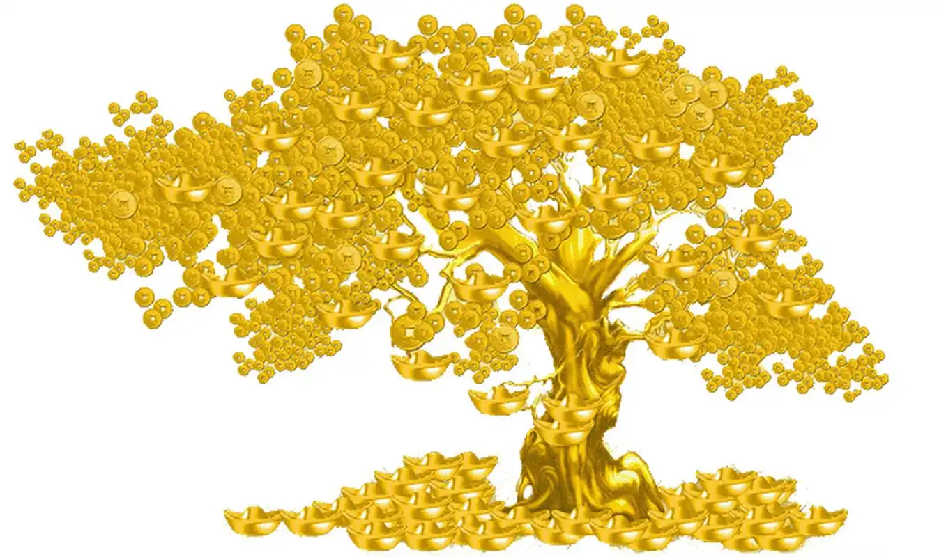 转发抽奖# 赞一下这颗神奇的发财树!最近几个天会财运亨通!