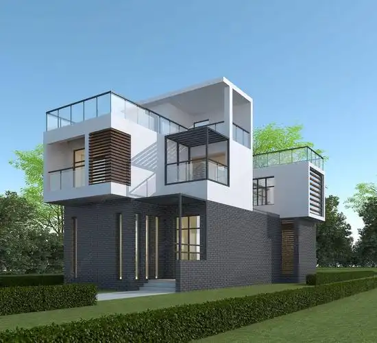 现代简约风格别墅3d模型