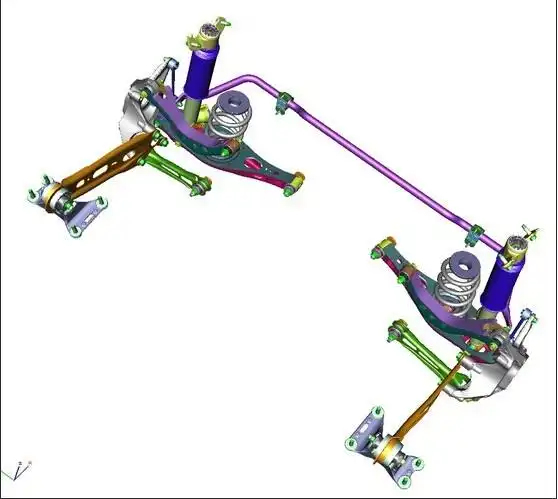 后四连杆独立悬挂
