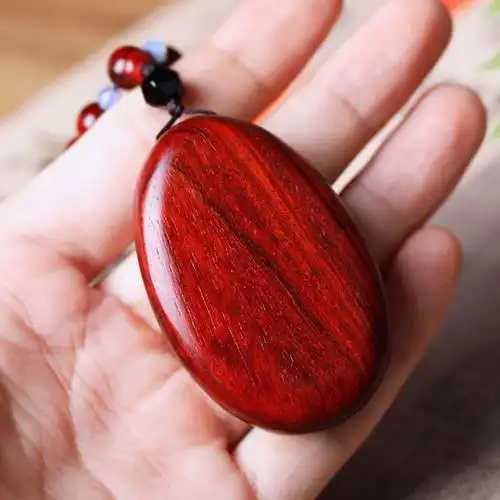 寻古印度小叶紫檀弥勒佛吊坠男女款实木佛像汽车挂件红木佛珠首饰