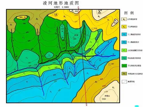凌河地形地质图读图方法2ppt