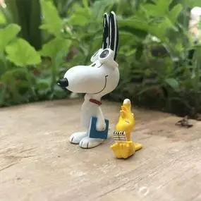 日版散货史努比限定 snoopy与小黄鸟组合吊坠钥匙扣挂件现货