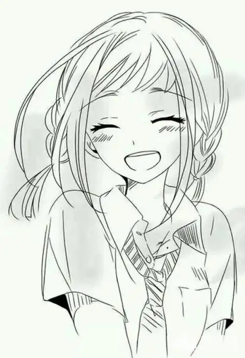 用铅笔画小女生简笔画简单又漂亮
