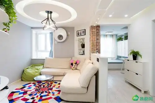 装酷网 装修效果图 【玉溪辰来装饰】56平现代简约两居室案例 现代 两