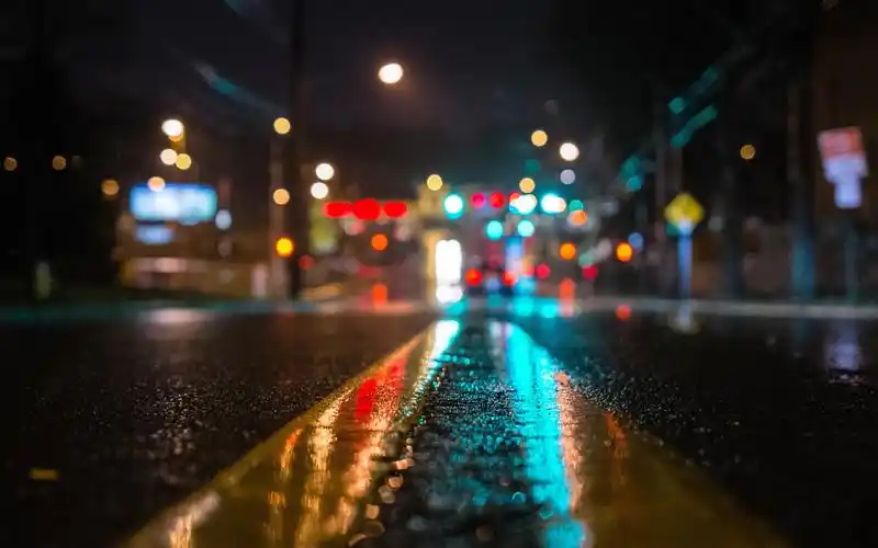 路,颜色,华美,街道,自然,夜晚,灯火,艺术&设计,摄影,景深,雨,背景