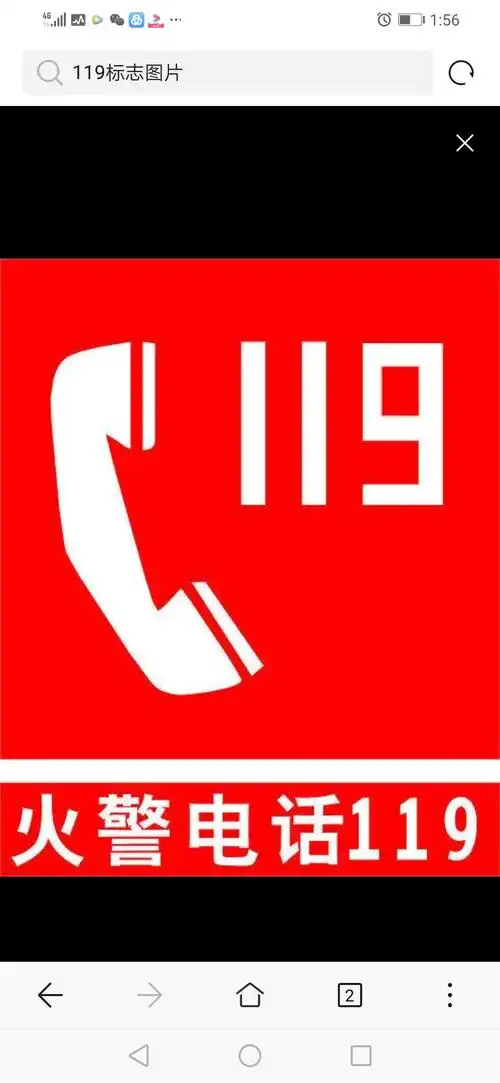 这个是火警标志,哪里着火了打这个消防员就来了