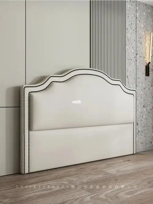 极简轻奢| |纳帕皮双人软包床头94