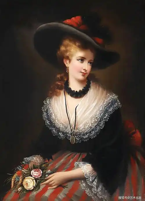 德国艺术家卡尔·甘彭瑞德人物油画作品|艺术名画_人像_表情_形象