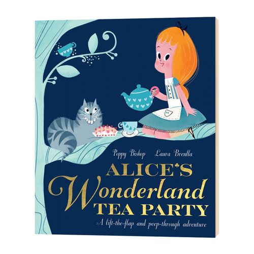 英文原版绘本 爱丽丝梦游仙境茶话会 alices wonderland tea party