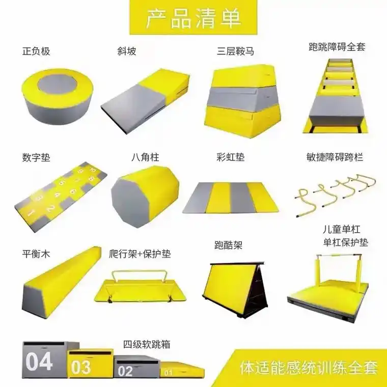 体适能器材13件套!#少儿体能训练 #少儿跑酷 #体适能感统 - 抖音