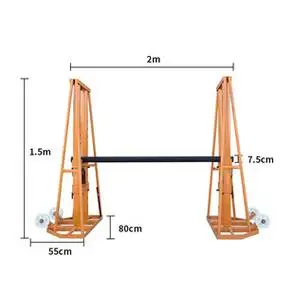 电缆放线支架 3t5t8t10吨 液压电力门式 线盘电缆光缆螺旋放线架运