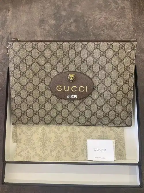 gucci古驰虎头手拿包