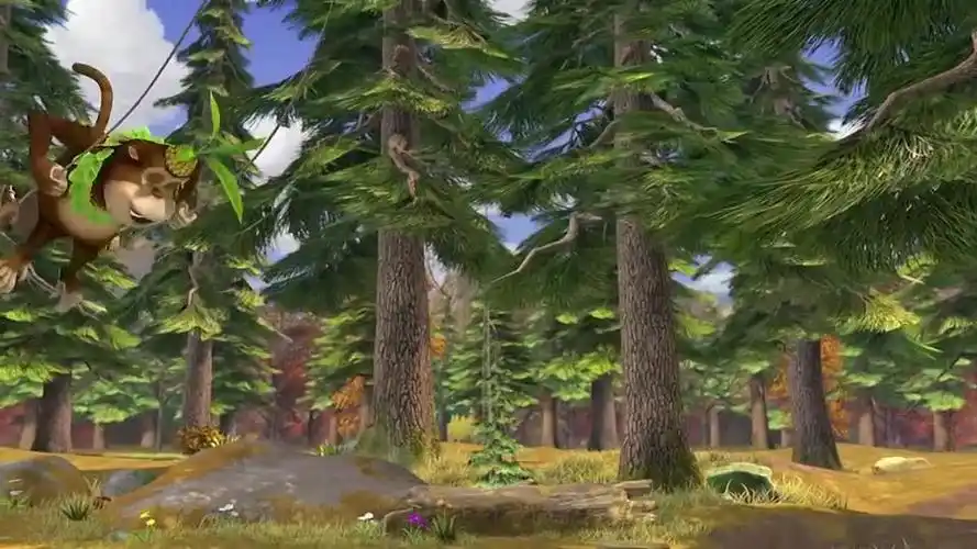 熊出没今天是森林的互助日,光头强和动物们互帮互助真有爱