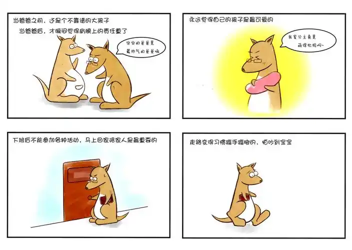 某个比赛的四格漫画