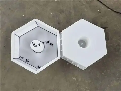 塑料六角护坡模具