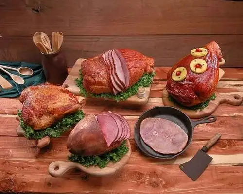 101 whole hickory smoked sugar cured ham