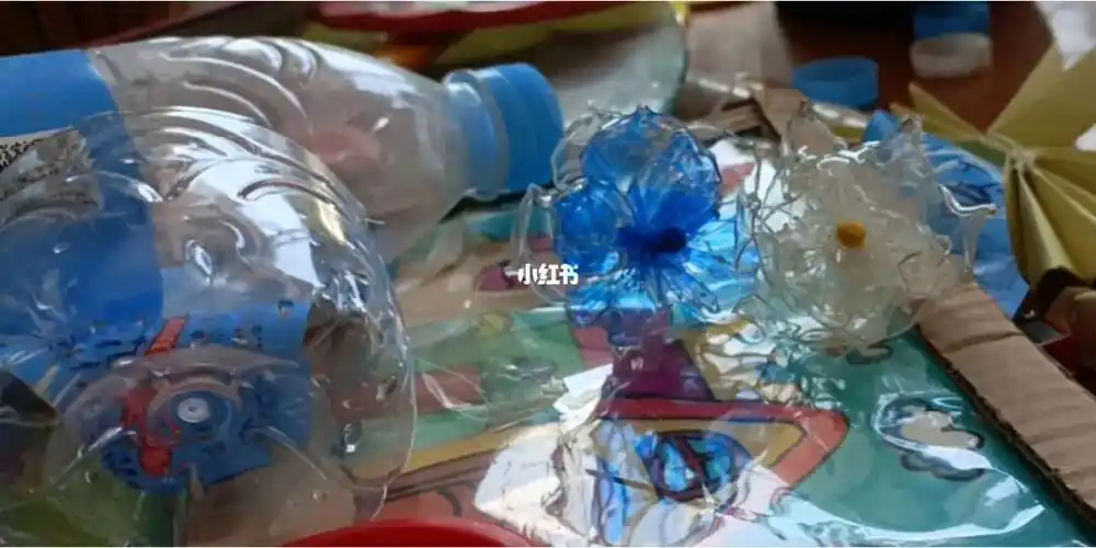 手工花束  #塑料  #塑料瓶制作手工花