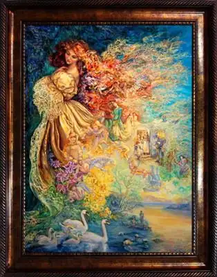 汉斯苏菲十字绣dmc品质进口套件hs-0125裙中梦【新品】油画人物