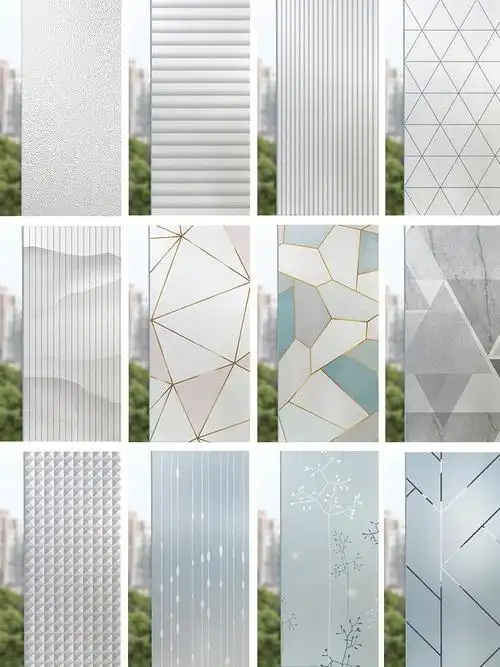 窗户磨砂玻璃贴纸透光不透明卫生间防走光浴室贴膜防窥遮光窗花纸