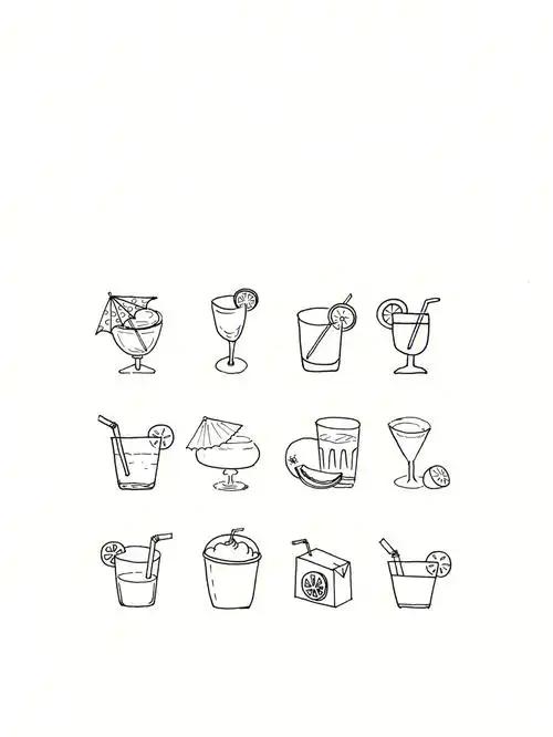 简笔画饮料04