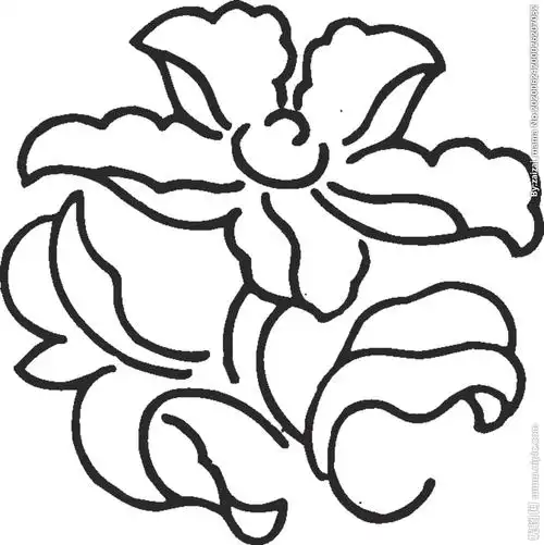 镂空花图案图片