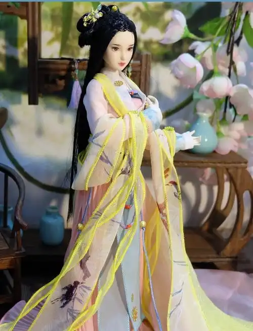 ob27女娃衣 可儿 芭比 6分bjd 杏花微雨 售出展示